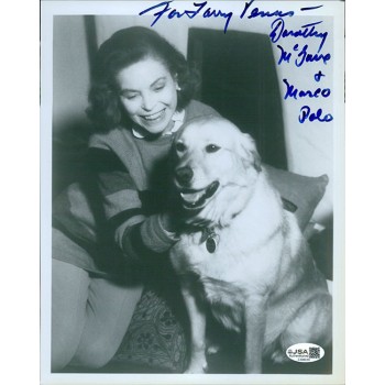 Dorothy McGuire Actress Signed 8x10 Glossy Photo JSA Authenticated Personalized