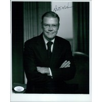Robert McNamara Secretary of Defense Signed 8x10 Glossy Photo JSA Authenticated