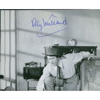 Ray Milland Actor Signed 5x6.5 Glossy Photo JSA Authenticated