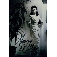 Ann Miller Actress Signed 4x6 Glossy Photo JSA Authenticated