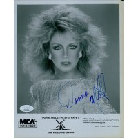 Donna Mills Actress Signed 8x10 Glossy Promo Photo JSA Authenticated