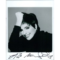 Liza Minnelli Actress Dancer Singer Signed 8x10 Glossy Photo JSA Authenticated