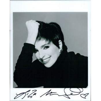 Liza Minnelli Actress Dancer Singer Signed 8x10 Glossy Photo JSA Authenticated