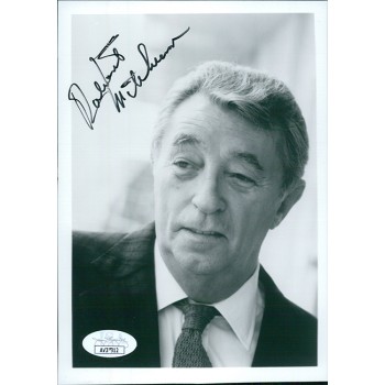 Robert Mitchum Actor Signed 5x7 Glossy Photo JSA Authenticated