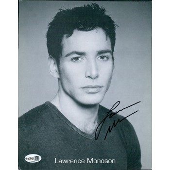 Lawrence Monoson Actor Signed 8x10 Cardstock Photo JSA Authenticated