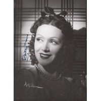 Rosita Moreno Spanish Actress Signed 5x7 Vintage Photo JSA Authenticated