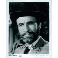 Barry Morse The Twilight Zone Actor Signed 8x10 Glossy Photo JSA Authenticated