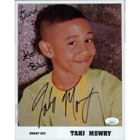 Tahj Mowry Smart Guy Signed 8x10 Cardstock Photo JSA Authenticated