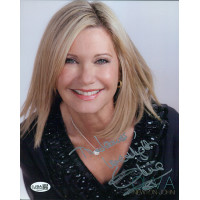 Olivia Newton-John Actress Singer Signed 8x10 Cardstock Photo JSA Authenticated Olivia Newton-John Actress Singer Signed 8x10 Cardstock Photo JSA Authenticated