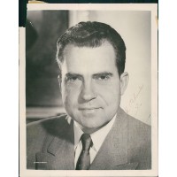 Richard Nixon President Signed 8x10 Photo JSA Authenticated