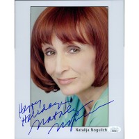 Natalija Nogulich Star Trek Signed 8x10 Matte Promo Photo JSA Authenticated