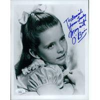 Margaret O'Brien Actress Signed 8x10 Glossy Photo JSA Authenticated