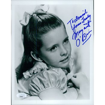 Margaret O'Brien Actress Signed 8x10 Glossy Photo JSA Authenticated