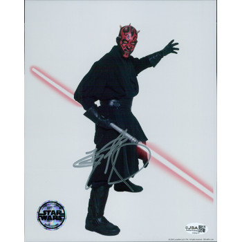 Ray Park Star Wars Signed 8x10 Official Matte Photo JSA Authenticated