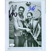Penn Jillette and Teller Magicians Signed 8x10 Glossy Photo JSA Authenticated