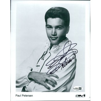 Paul Petersen Actor Signed 8x10 Glossy Photo JSA Authenticated