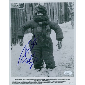 Ian Petrella A Christmas Story Signed 8x10 Cardstock Promo Photo JSA Authentic