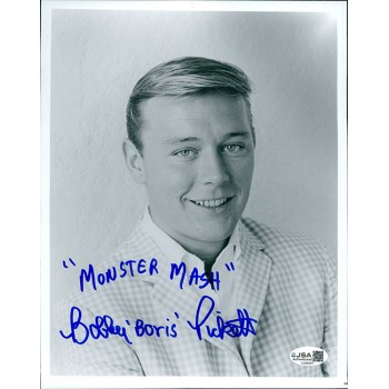 Bobby Boris Pickett Monster Mash Signed 8x10 Glossy Photo JSA Authentic Creased