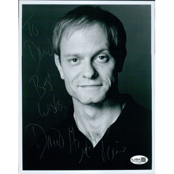 David Hyde Pierce Actor Signed 8x10 Matte Photo JSA Authenticated