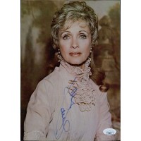 Jane Powell Actress Signed 7.5x10.5 Cut Cardstock Photo JSA Authenticated
