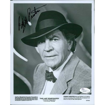 Robert Preston The Last Starfighter Signed 8x10 Glossy Photo JSA Authenticated