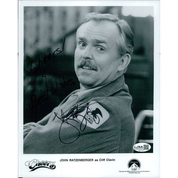 John Ratzenberger Cheers Actor Signed 8x10 Glossy Promo Photo JSA Authenticated