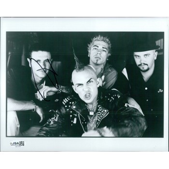 Brett Reed Rancid Signed 8x10 Matte Photo JSA Authenticated