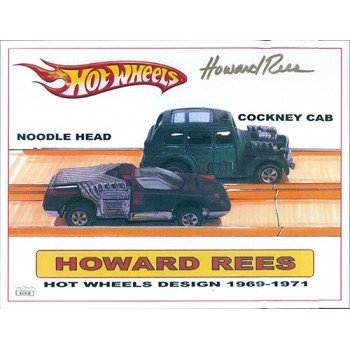 Howard Rees Hot Wheels Designer Signed 8.5x11 Cardstock Photo JSA Authenticated