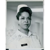 Della Reese Actress Signed 7x9 Original Still Glossy Photo JSA Authenticated