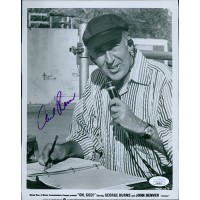 Carl Reiner Oh, God Actor Signed 8x10 Glossy Photo JSA Authenticated