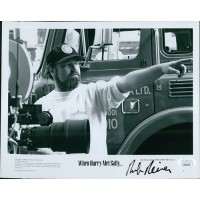 Rob Reiner When Harry Met Sally Signed 8x10 Glossy Promo Photo JSA Authenticated