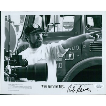 Rob Reiner When Harry Met Sally Signed 8x10 Glossy Promo Photo JSA Authenticated