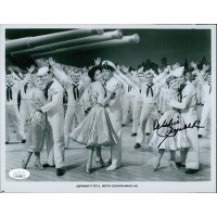 Debbie Reynolds Hit The Deck Actress Signed 8x10 Glossy Photo JSA Authenticated