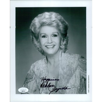 Debbie Reynolds Actress Signed 8x10 Glossy Photo JSA Authenticated