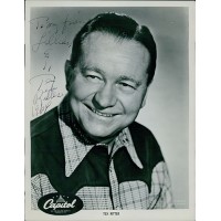 Tex Ritter Country Singer Signed 8x10 Original Still Photo JSA Authenticated