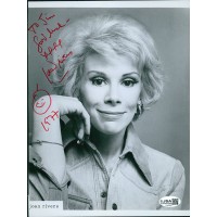 Joan Rivers Actress Comedian Signed 7.25x9.5 Cut Glossy Photo JSA Authenticated Joan Rivers Actress Comedian Signed 7.25x9.5 Cut Glossy Photo JSA Authenticated