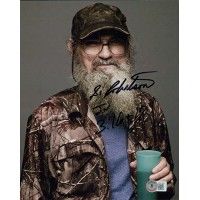 Si Robertson Duck Dynasty Actor Signed 8x10 Matte Photo BAS Authenticated