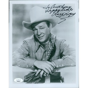 Roy Rogers Western Actor Signed 8x10 Photo The Roy Rogers Show JSA Authenticated