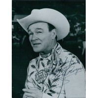 Roy Rogers Signed 5.5x7.5 Photo The Roy Rogers Show JSA Authenticated