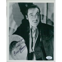 Cesar Romero Actor Signed 8x10 Card Stock Matte Photo JSA Authenticated