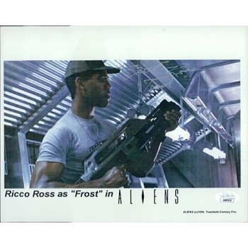 Ricco Ross Aliens Signed 8x10 Cardstock Photo JSA Authenticated