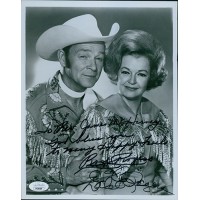 Roy Rogers Show Roy Rogers and Dale Evans Signed 8x10 Photo JSA Authenticated