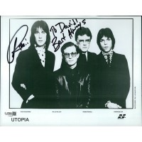 Todd Rundgren Utopia Signed 8x10 Glossy Promo Photo JSA Authenticated