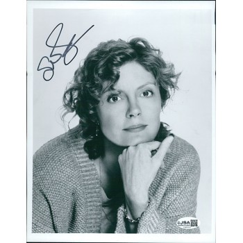 Susan Sarandon Actress Signed 8x10 Matte Photo JSA Authenticated Creased Smudged