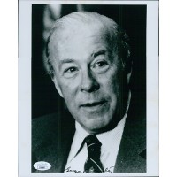 George P. Shultz Secretary of State Signed 8x10 Glossy Photo JSA Authenticated
