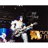 Gene Simmons KISS Signed 11x14 Glossy Photo JSA Authenticated