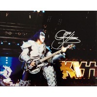 Gene Simmons KISS Signed 11x14 Glossy Photo JSA Authenticated