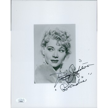 Penny Singleton Actress Signed 8x10 Glossy Photo JSA Authenticated