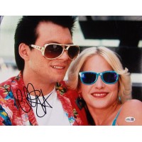 Christian Slater True Romance Signed 11x14 Matte Photo JSA Authenticated Creased