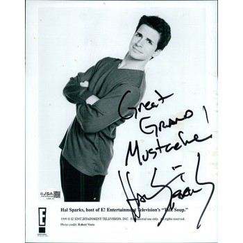 Hal Sparks Actor Comedian Signed 8x10 Glossy Promo Photo JSA Authenticated